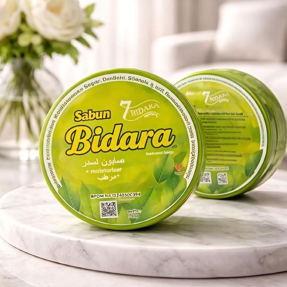 Sabun Bidara original hijau zaitun & susu BPOM halal 50 gram