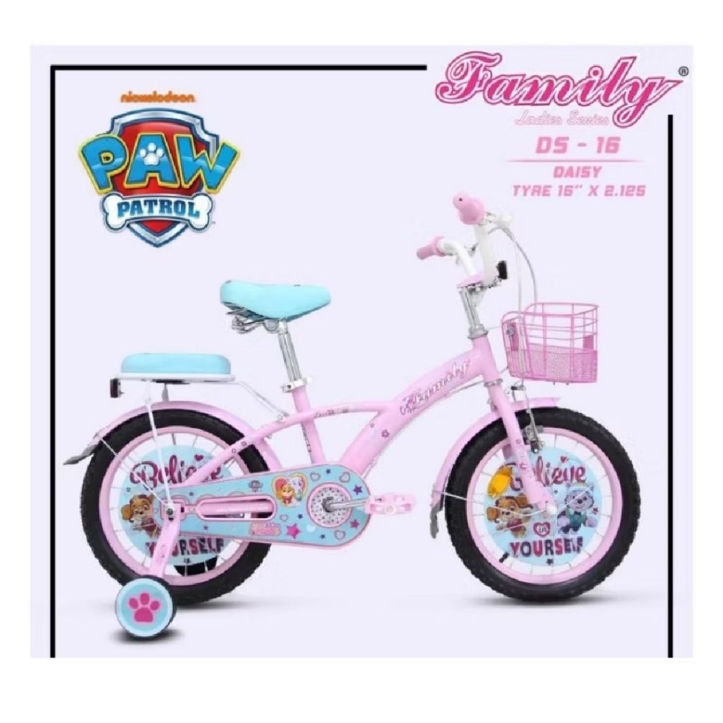 Sepeda Anak Keranjang Mini Family Daisy 16inch