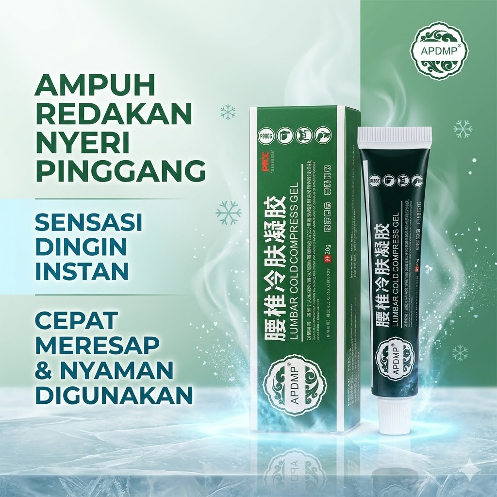 Lumbar Cold Compress Gel Ori Salep Obat Sakit Pinggang