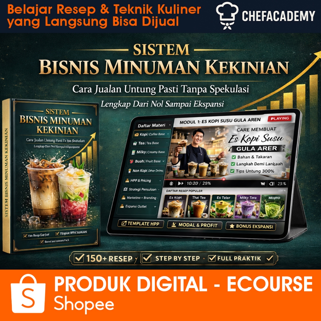 Masterclass Bisnis Minuman Kekinian (E-course)