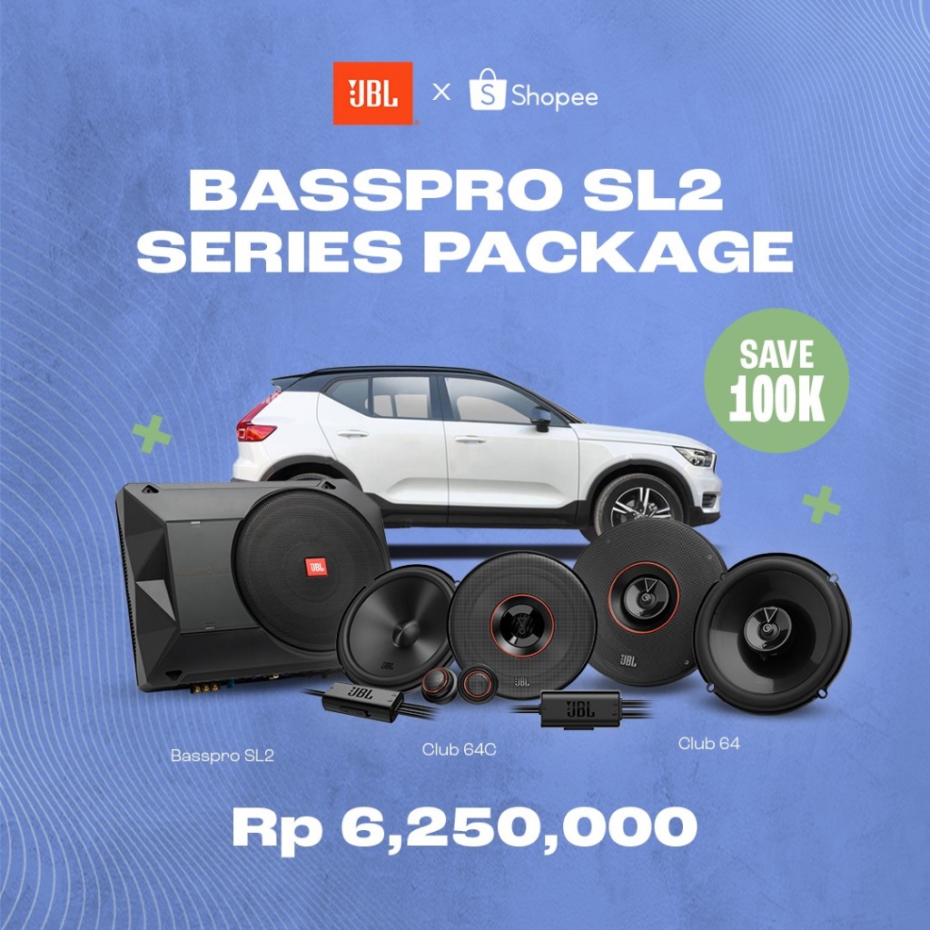 JBL BASSPRO SL2 PACKAGE CAR AUDIO