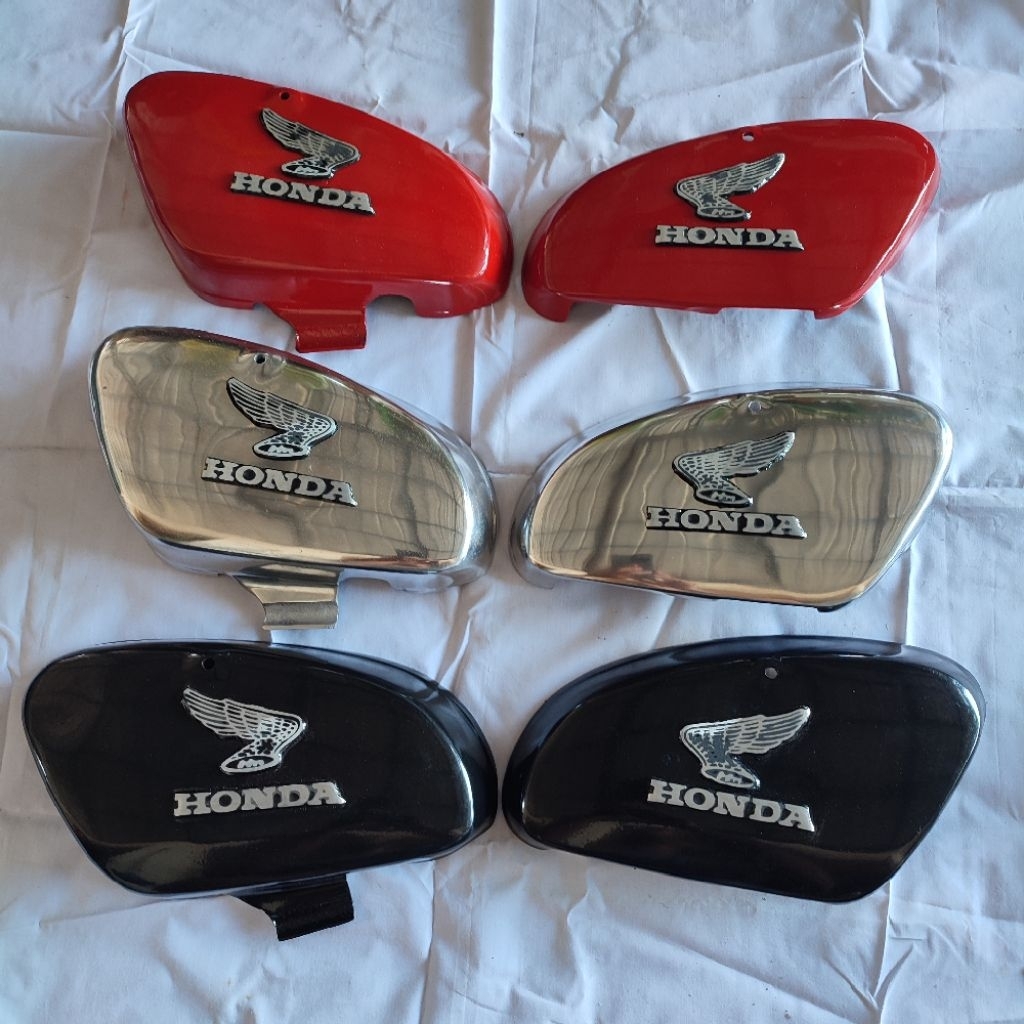 BOK AKI C70 TEMPONG C70 TUTUP AKI C70 BAHAN DIRAL ALMUNIUM SET KANAN KIRI