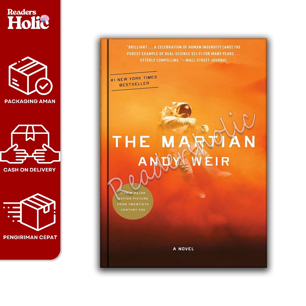 The Martian A Novel by Weir Andy (English) - ReadersHolicc