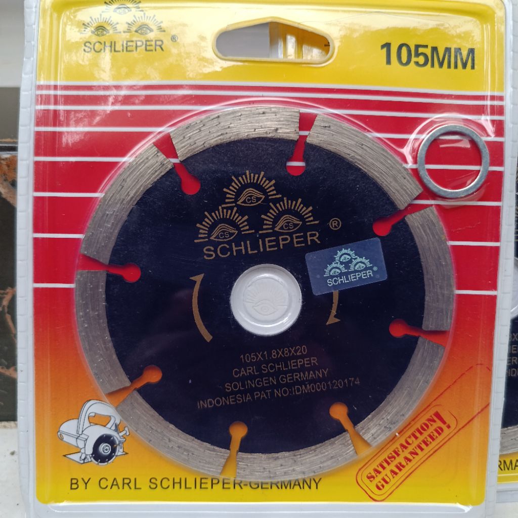 Mata Gerinda Carl Schlieper Cap Mata Alat Potong Keramik Granit Diamond Wheel Segmen Solingen German