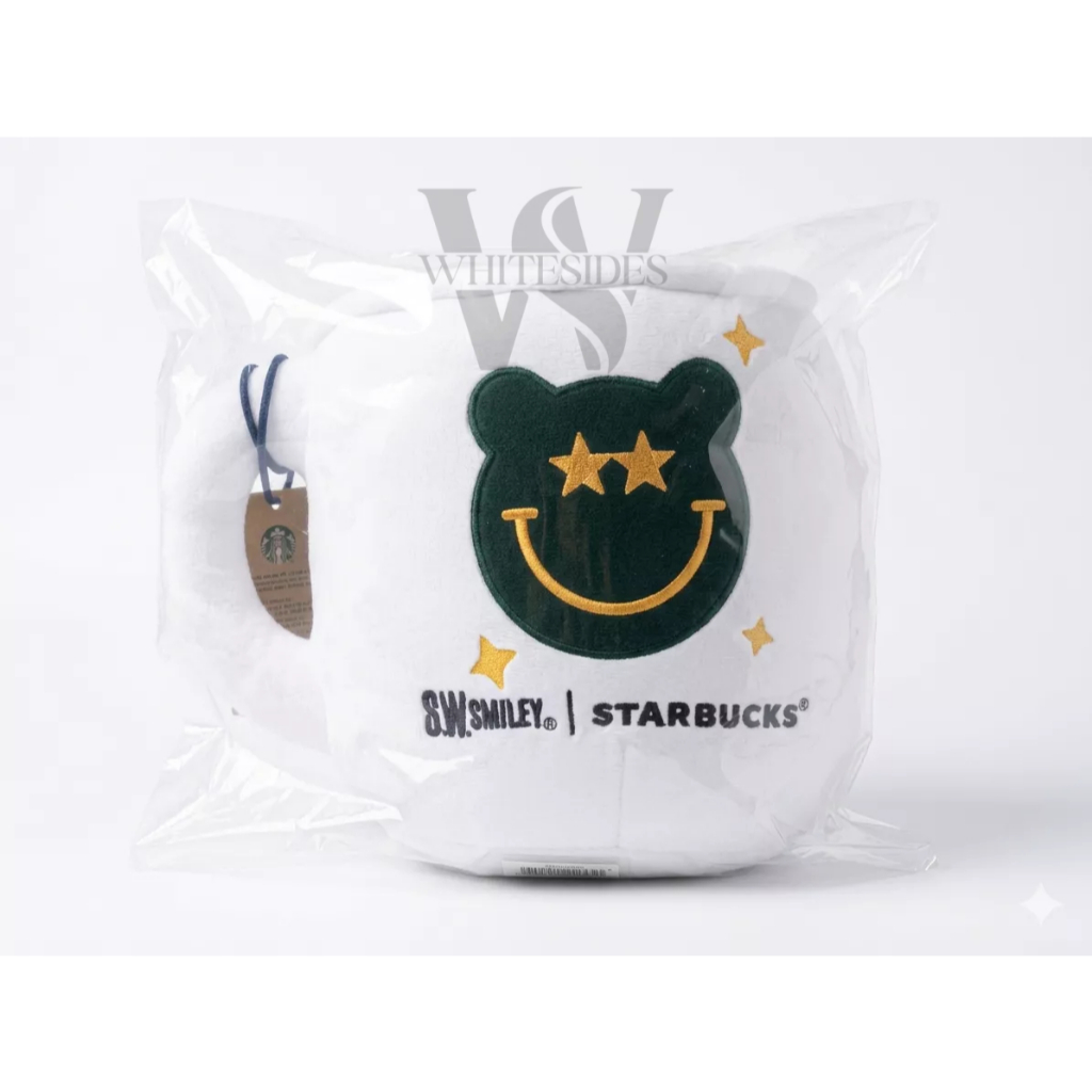 Pillow Mug - Starbucks Smiley World 2025 Edition Whole Bean 250gr gram VIA Instant 12 Sticks 3 Stick