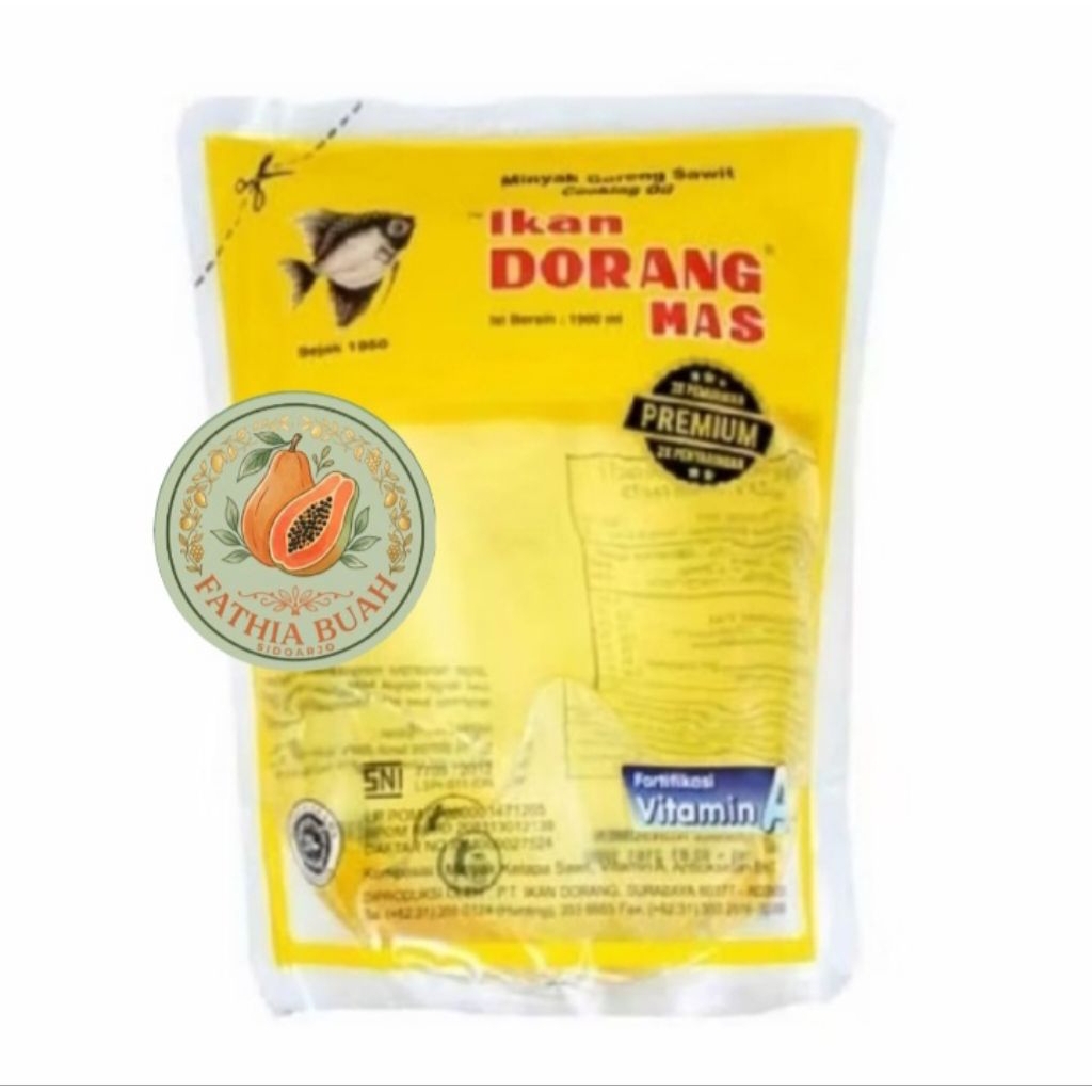 Minyak Goreng Ikan Dorang Premium 1.9 Liter