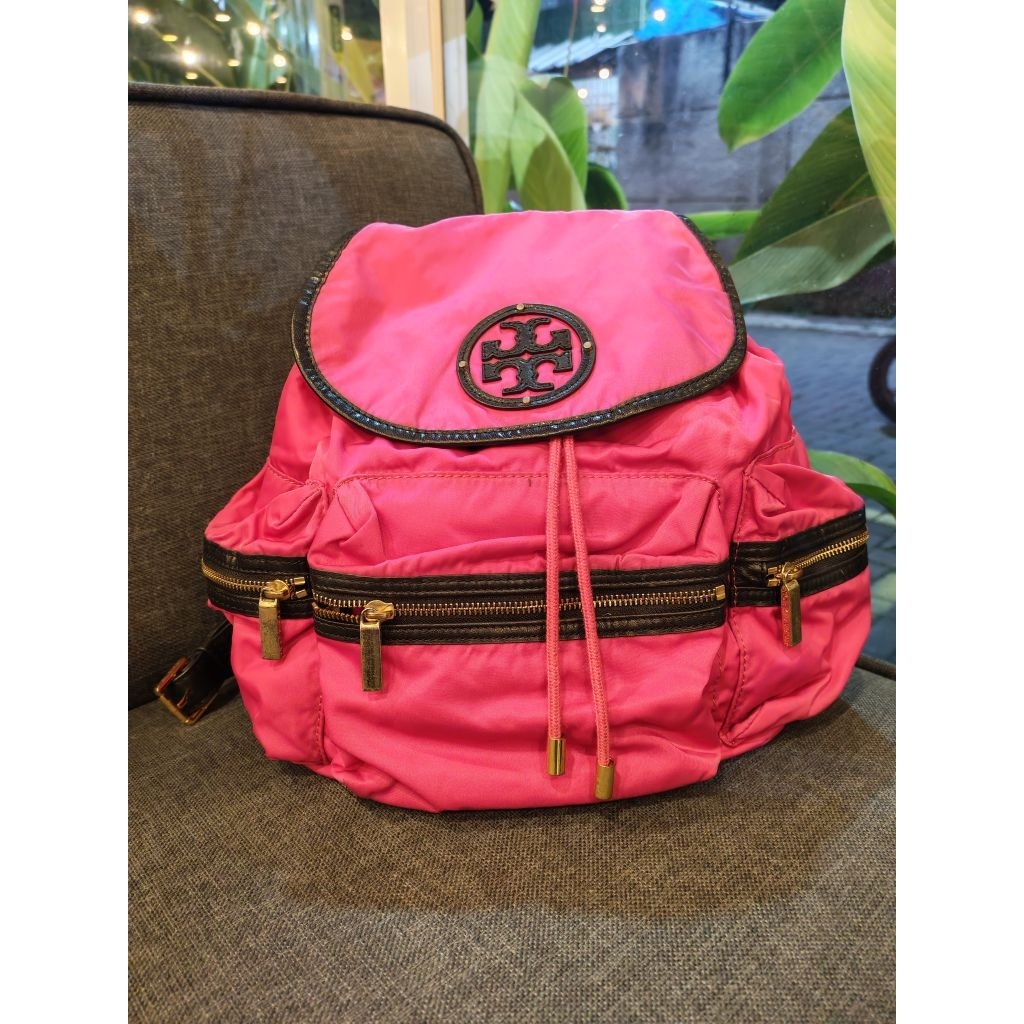 Tas Ransel Brand TB; Ransel muat laptop; ransel kuliah; tas ransel preloved; ransel brand bahan nilo