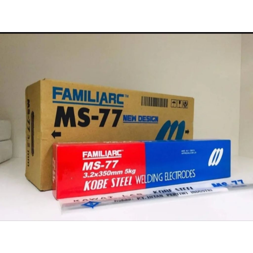 kawat las Kobe MS77 3.2mm AWS 6013 per 5kg
