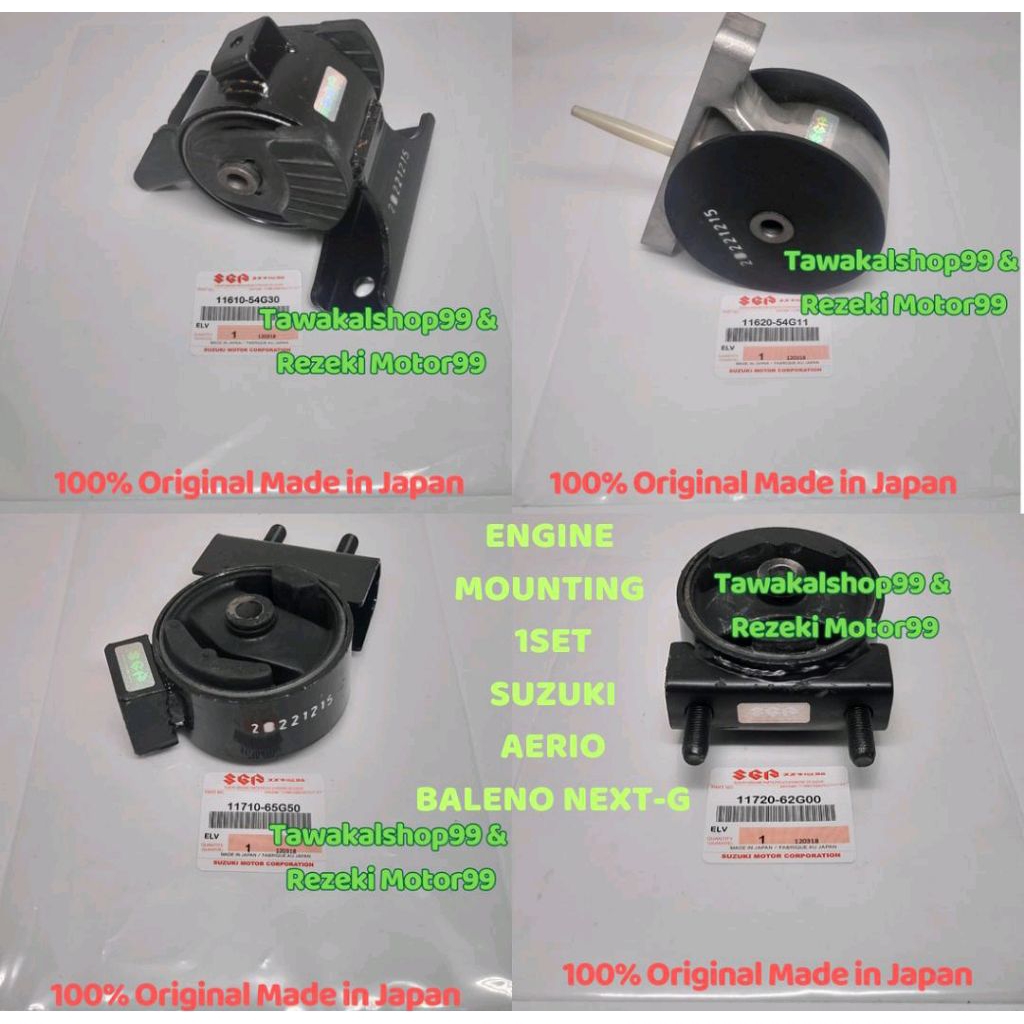 Engine Mounting Kanan Kiri Depan Belakang Aerio Baleno Next G Asli