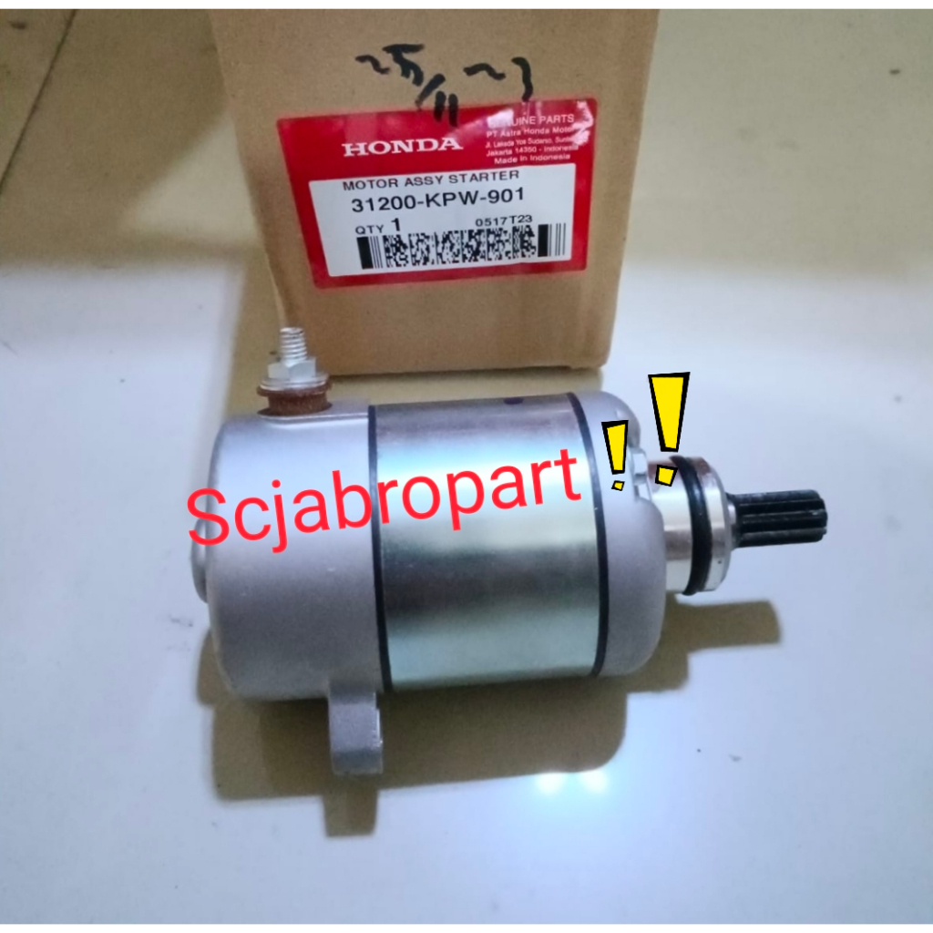 31200 KPW 901....MOTOR ASSY STARTER HONDA Supra X 125 series (termasuk tipe FI New, Helm-in, dan lam