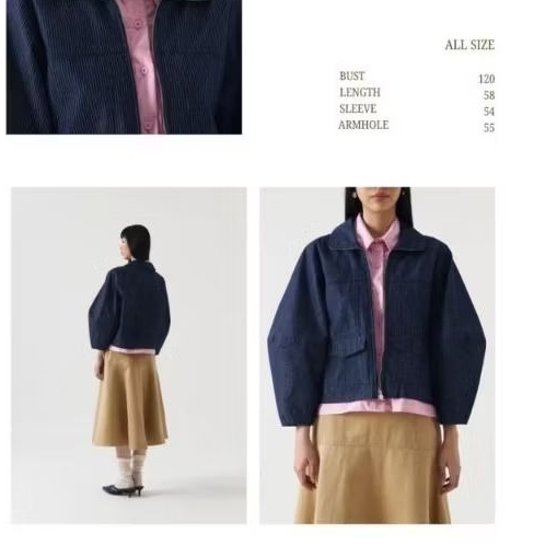 [READY STOCK] NASL By Nagita Slavina Denim Layer Pink Jacket