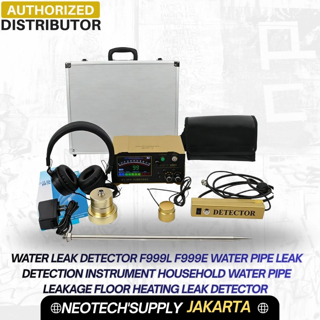 Water Leak Detector F999L F999E Water Pipe Leak Detection Instrument Household Water Pipe Leakage Fl