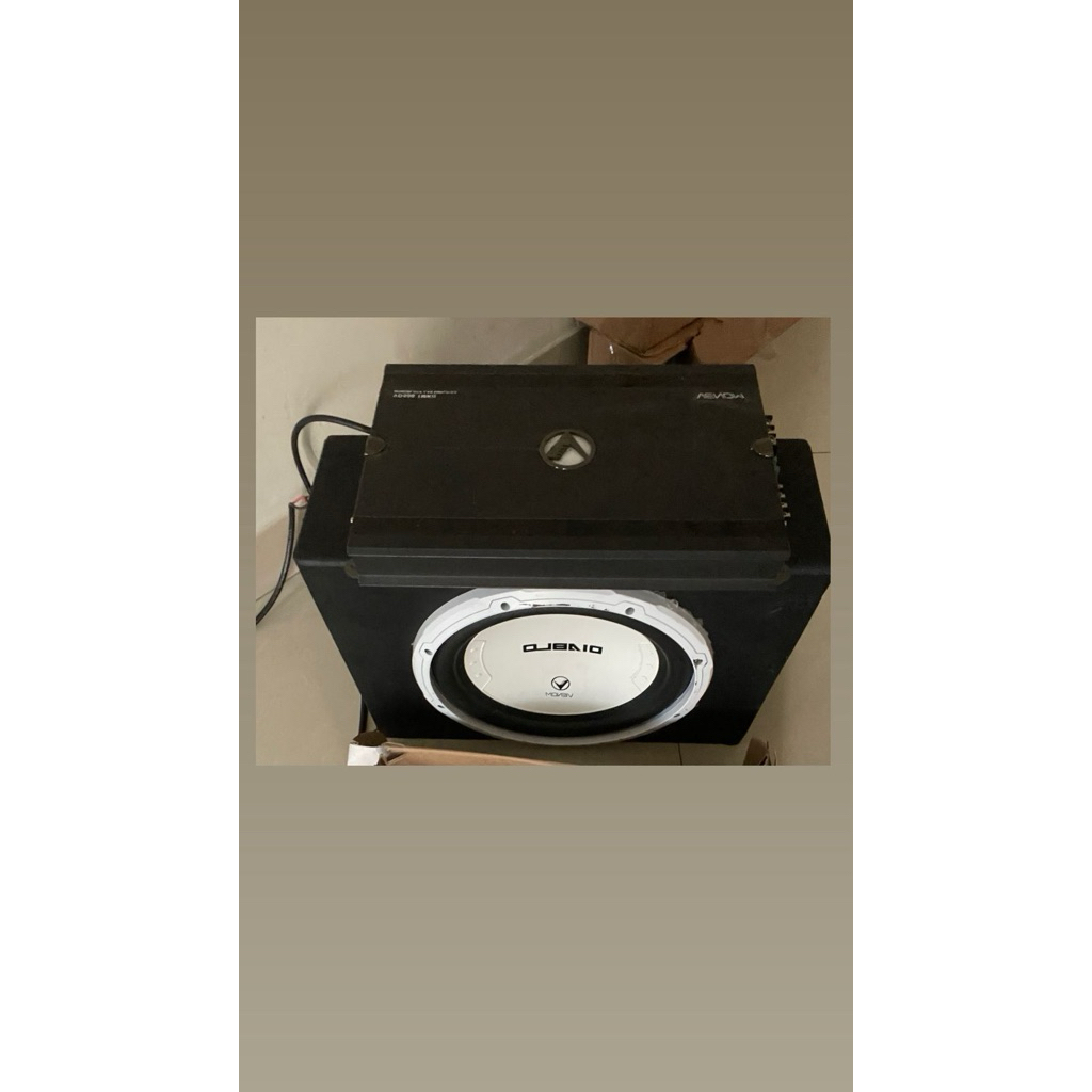 venom - Monoblok dan subwoofer 12 inch