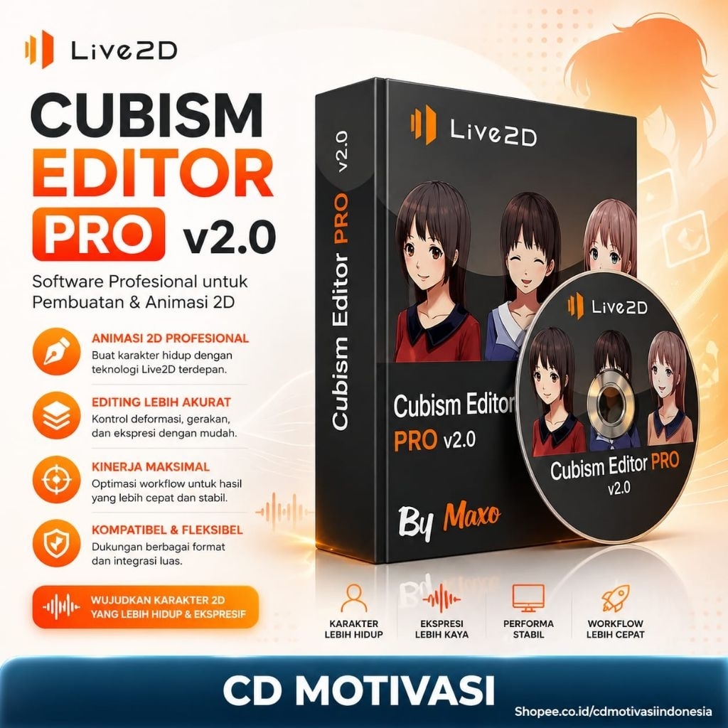 Live2D Cubism 3.2.0 - Aplikasi Untuk Membuat Karakter Anime Animasi Kartun 2D Live 2D