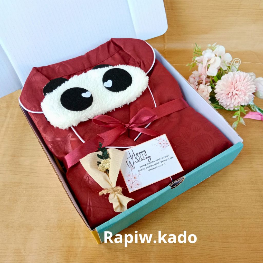 Hampers Piyama Single | Hampers Wedding |Kado Ulang Tahun Baju Tidur | Hampers Birthday Piyama