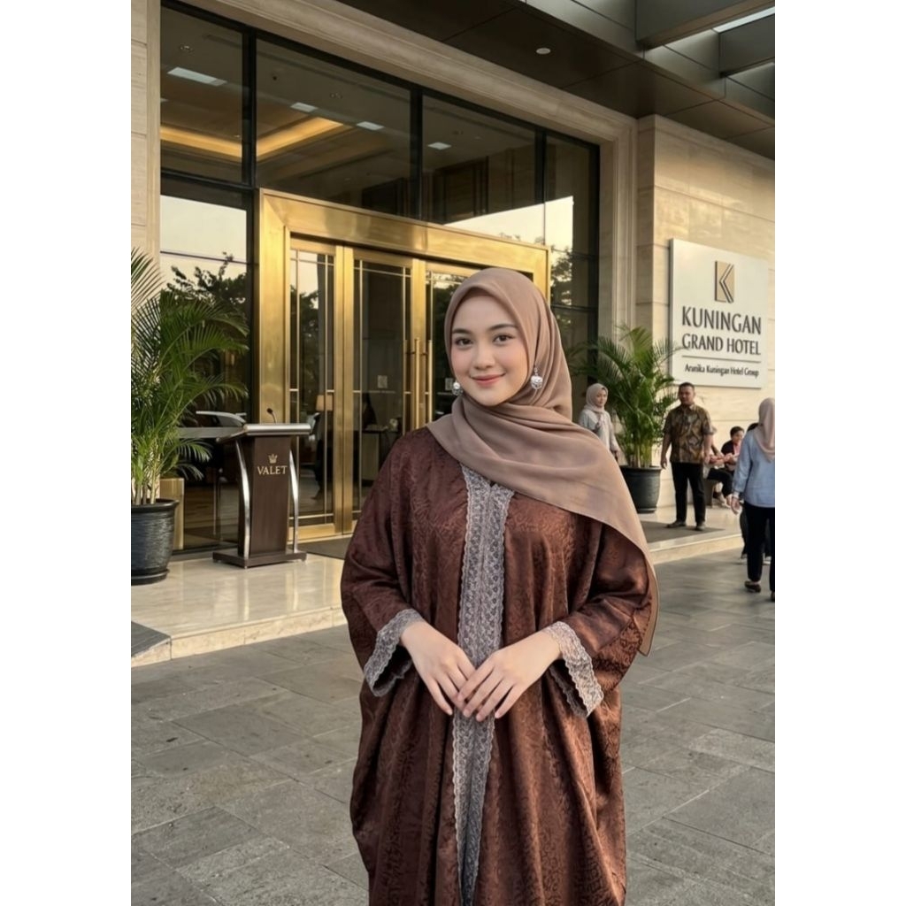 Kaftan Renda Aruna | Aruna Renda Viscose| Kaftan Aruna Renda | Aruna Renda Mewah