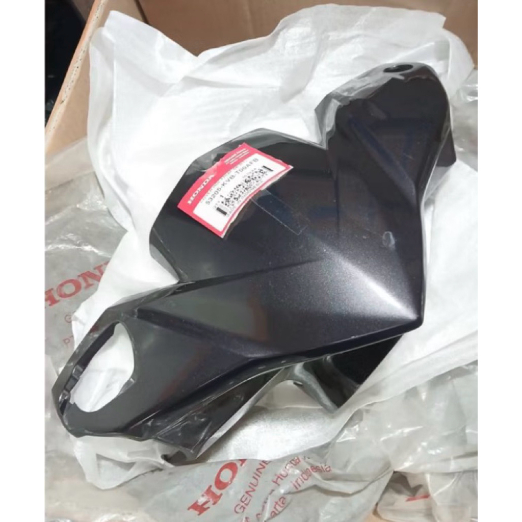 BATOK TOTOK DEPAN VARIO TECHNO 110 ABU METALIK ORIGINAL AHM 53205 KVB T00AFB 53205kvbt00afb