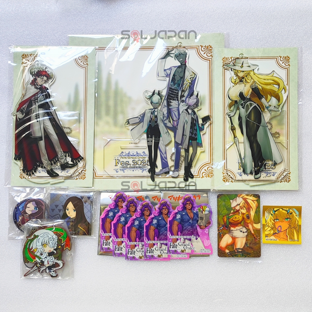 Fate Grand Order FGO Fes 2025 Welcome Garden Acrylic Stand A Dante Indra Achilles Barghest