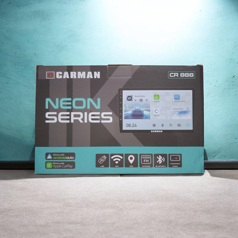 HEADUNIT CARMAN Real RAM 2/32 Android NEON Series CR-888 LAYAR QLED INCELL