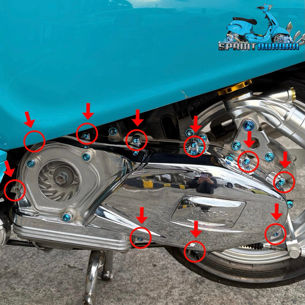 BAUT TITANIUM CVT VESPA MATIC