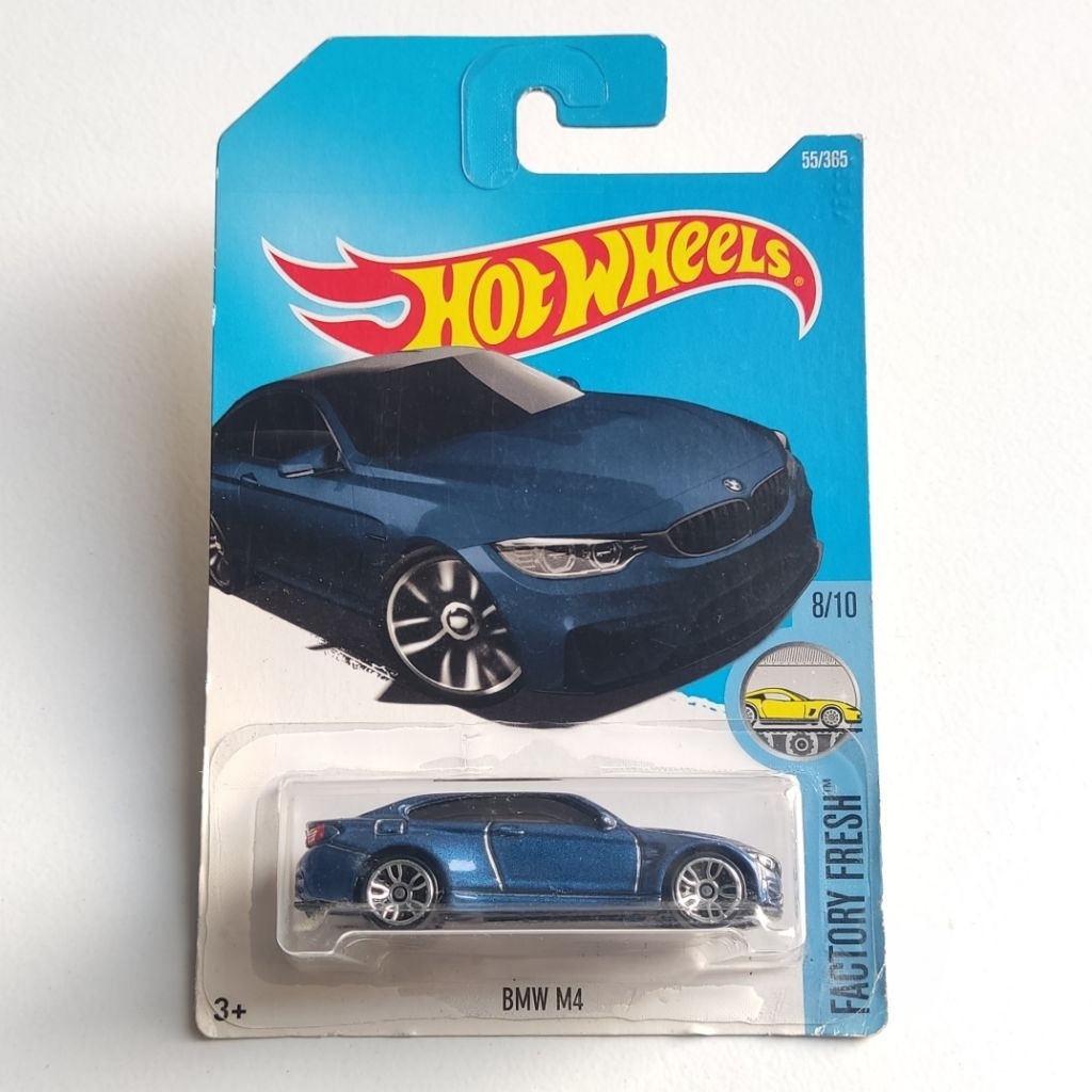 Hot Wheels BMW M4 Navy Blue - HW FACTORY FRESH