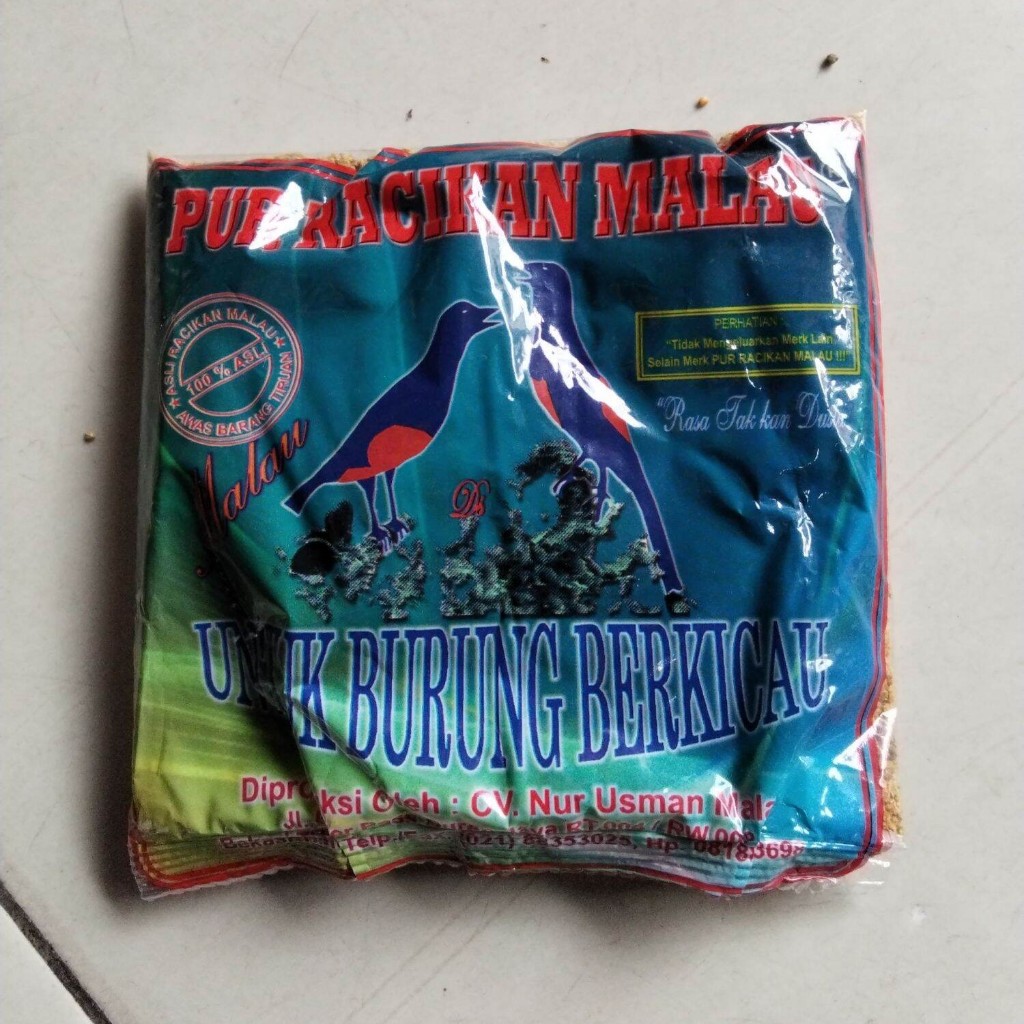PAKAN BURUNG VOER MALAU KASAR HALUS MAKAN MURAI CUCAK ANIS KACER PUR