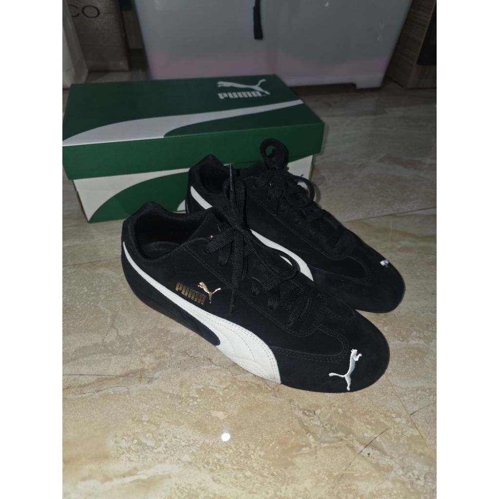 Puma Suede Classic Hitam Putih Original Size 39 | Sneakers Unisex | Second Like New