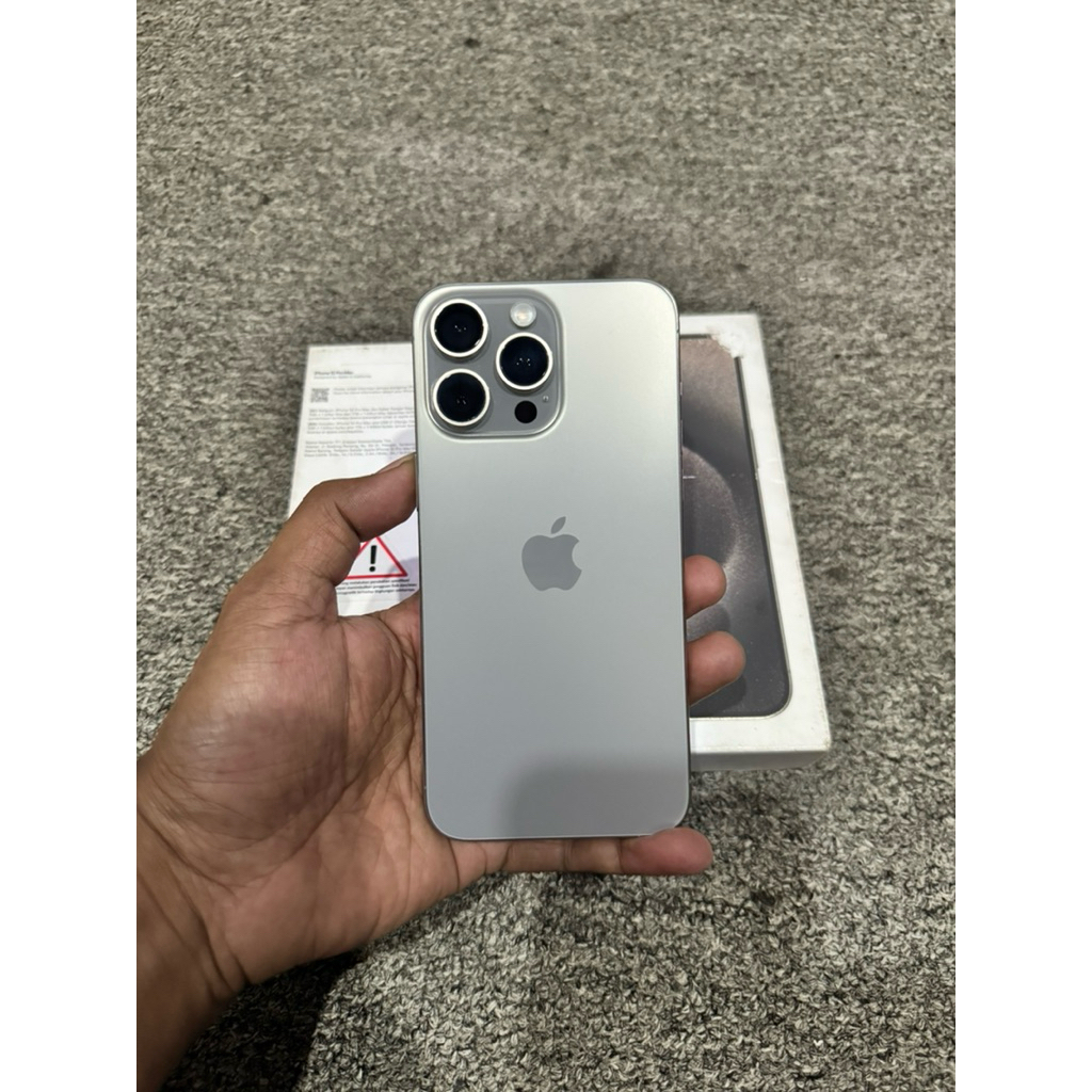 iphone 15 promax 256gb ibox second mulus