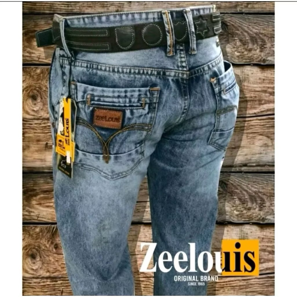 (freekaospolos)Celana Jeans zeelouis pria kekinian/celana zeelouis  pria /zee louis official store/z