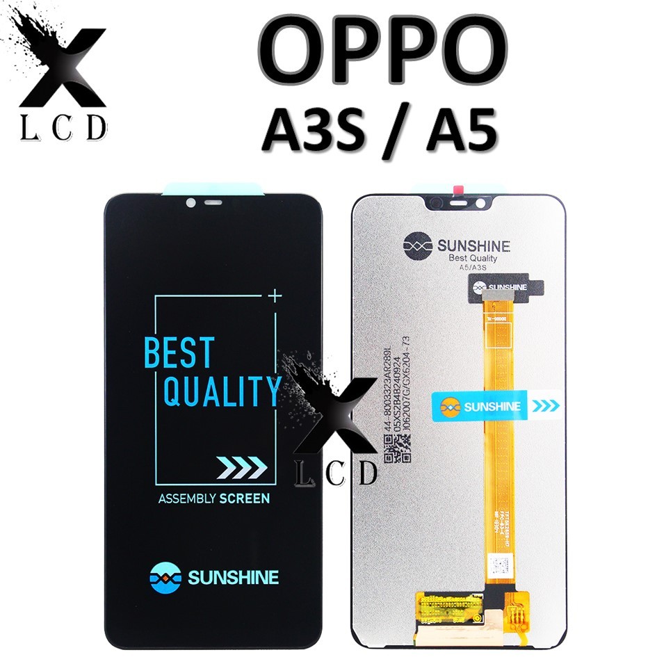 LCD TOUCHSCREEN  OPPO A3S / A5 COMPLETE ORIGINAL 100%