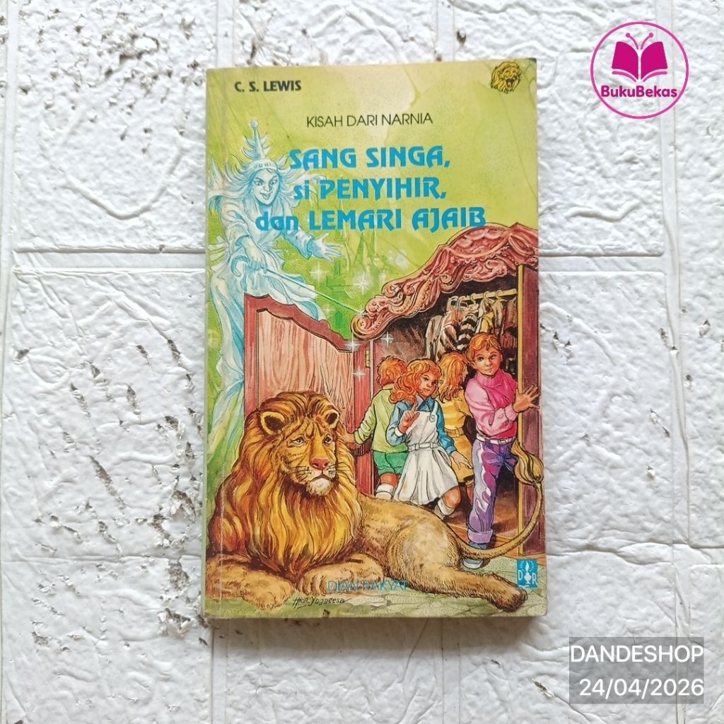 Narnia Sang Singa, Si Penyihir dan Lemari Ajaib oleh C.S. Lewis - Novel ORIGINAL Bekas Preloved