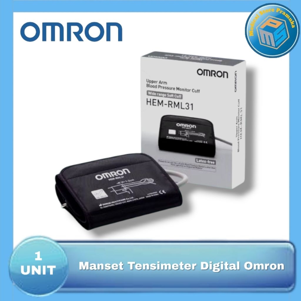 Manset Jumbo Omron HEM-RML31 Type B  Manset Tensimeter Omron Besar