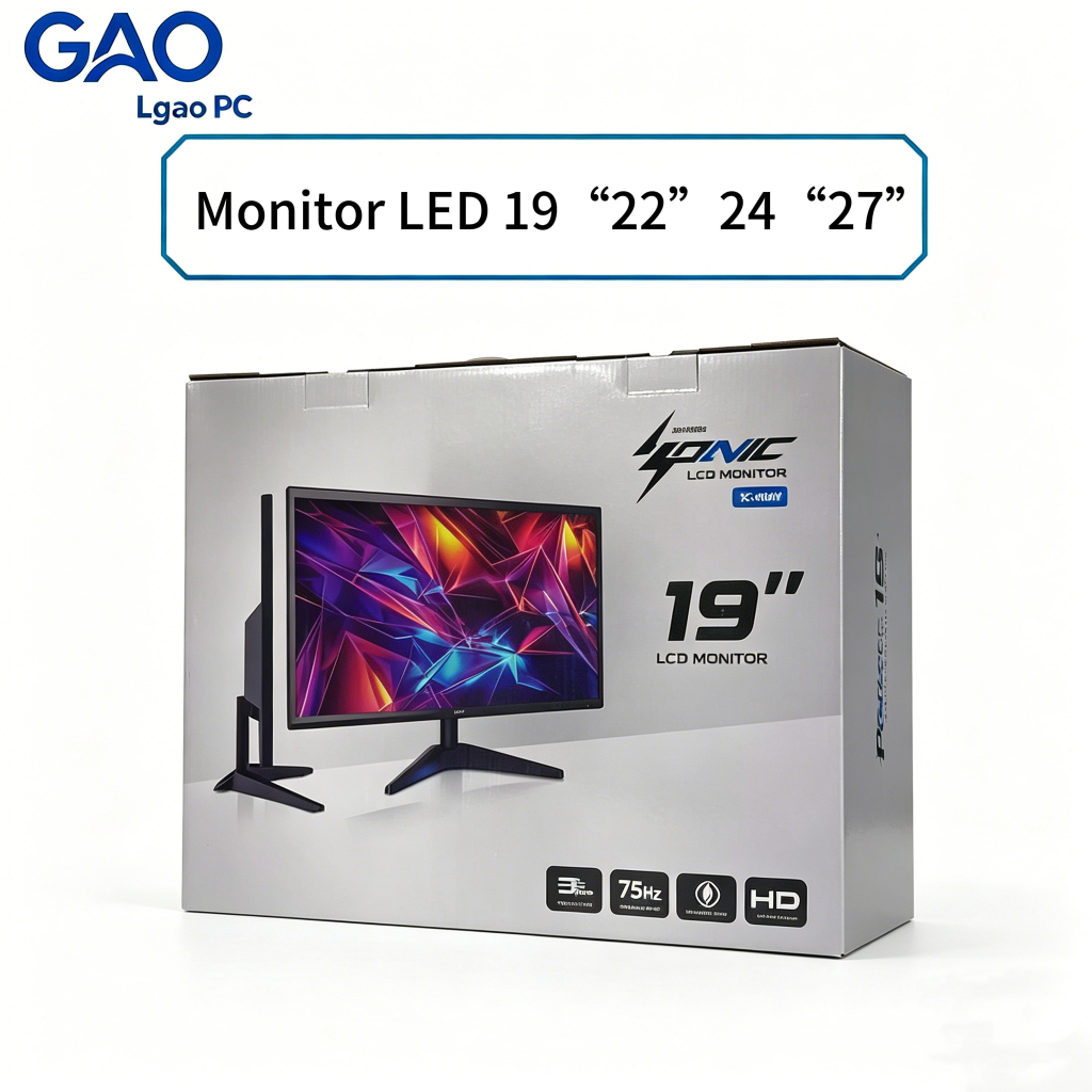Lgao pc Monitor 19/22/24/27 Inch1080P Gaming Monitor Computer