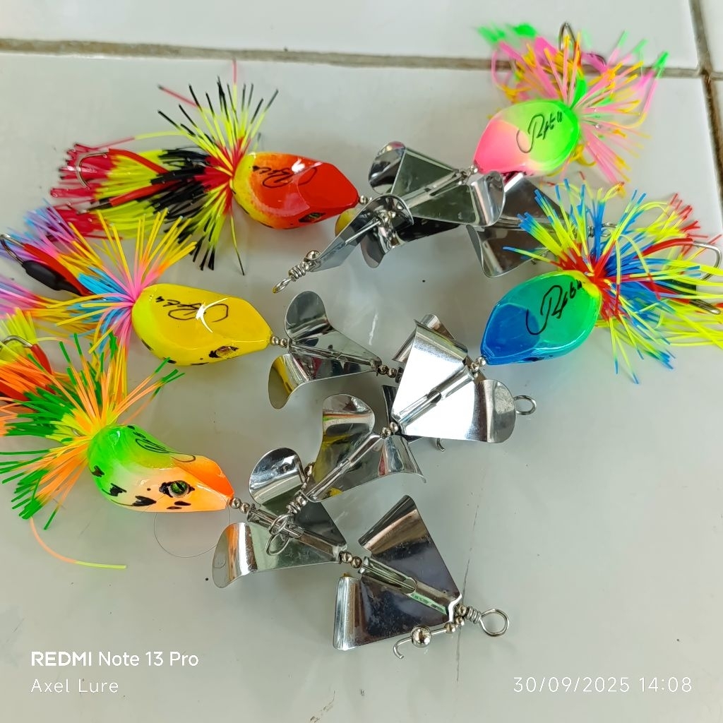TERMURAH, UMPAN CASTING TOMAN SLETER TEKTOK DOUBLE PROPELLER