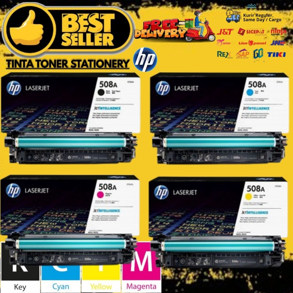 Cartridge Toner Laserjet HP 508A Printer LaserJet Enterprise M552dn, M553dn, M553n, MFP M577z