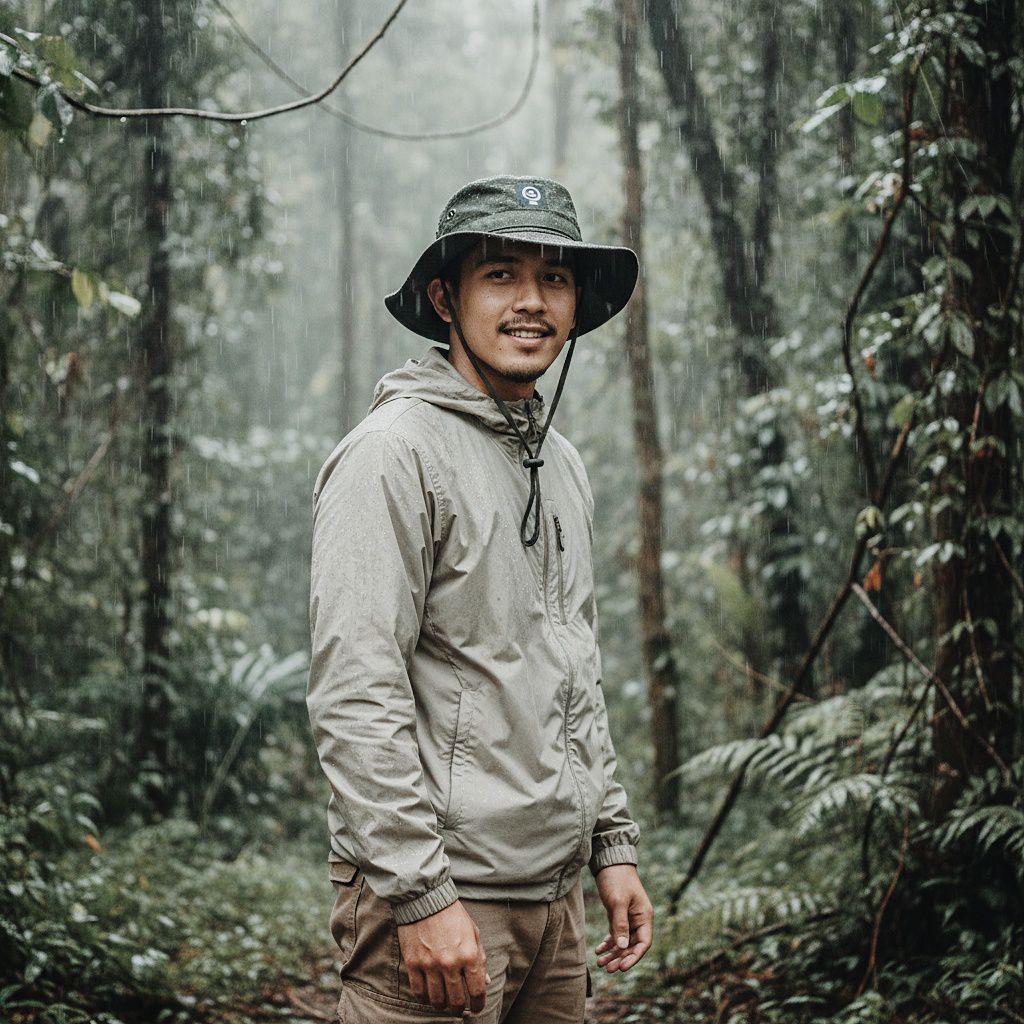 Analogibdg - Topi Pantai Gunung Pria Dewasa Outdoor Alam Mancing