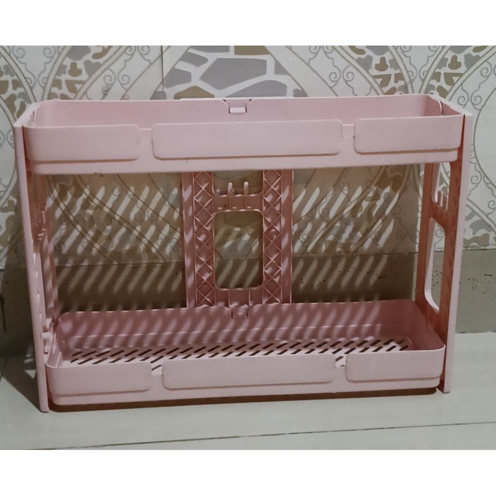 Preloved Rak Serbaguna Portable Ukuran Kompak - Pink