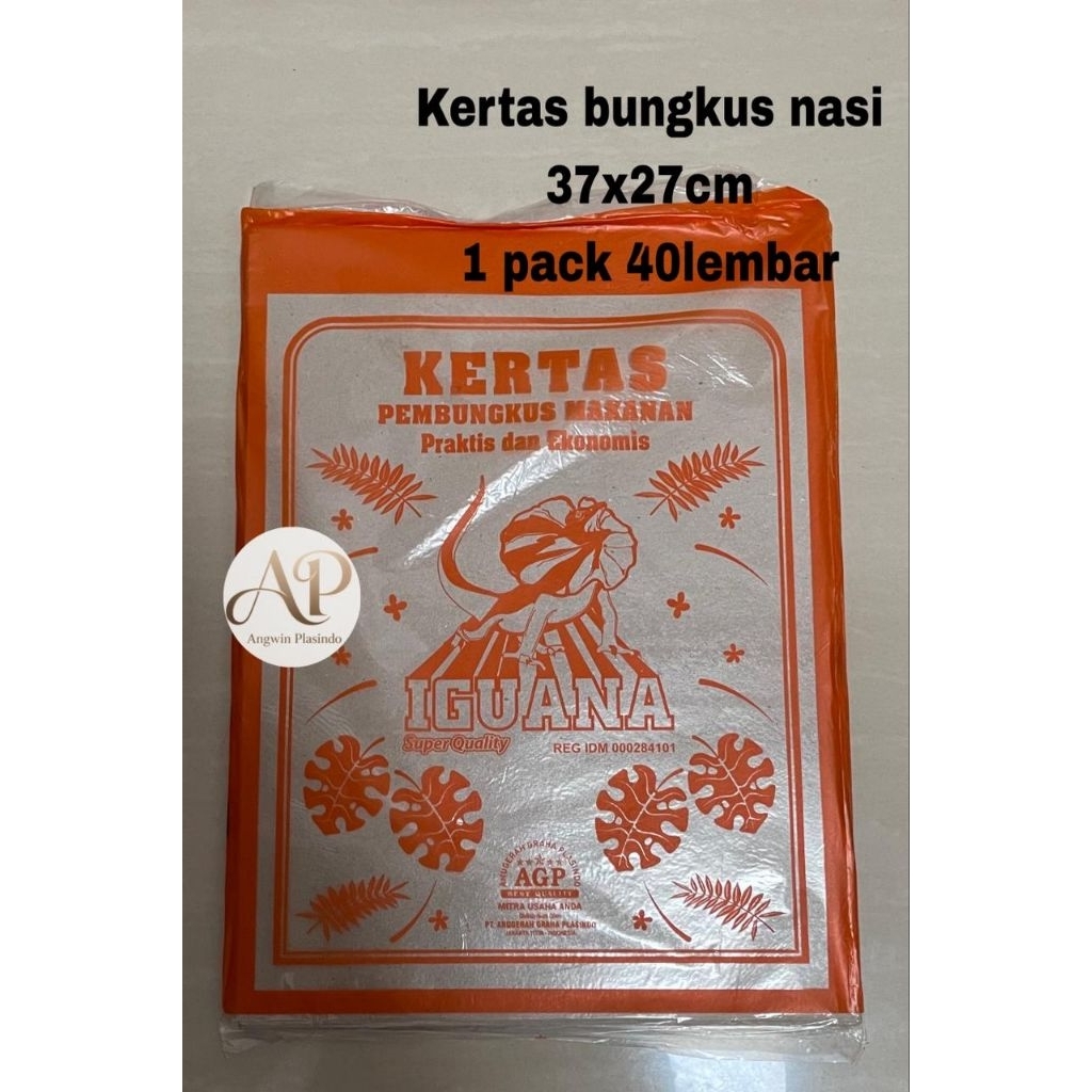 kertas nasi bungkus kertas nasi padang warteg kertas nasi bungkus iguana