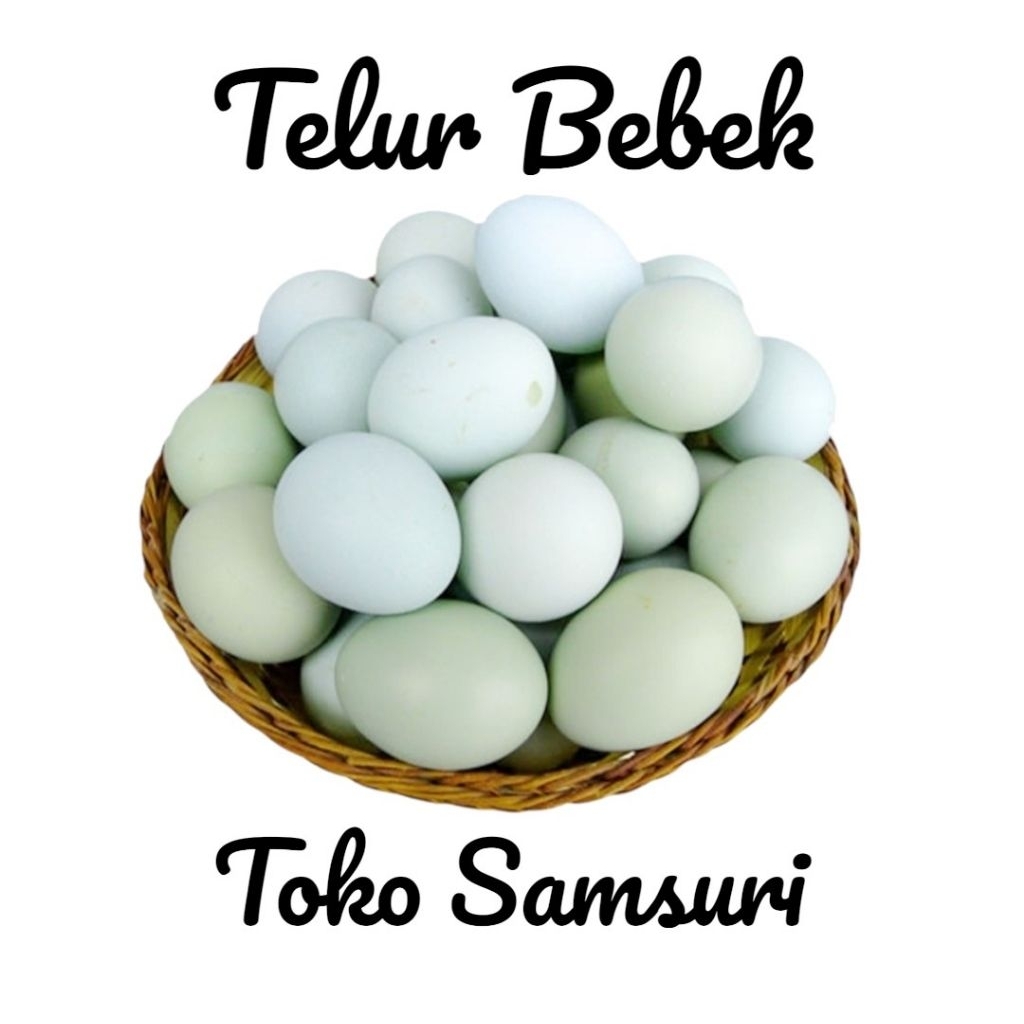 Telur • Telur Bebek Mentah