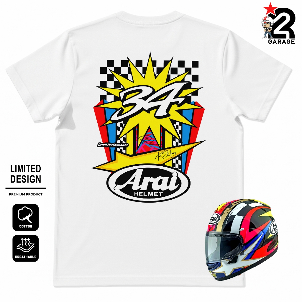 RACELINE | Kaos Premium Pria Wanita Bahan Combed 24s Tshirt Motor Racing Unisex Baju Lengan Pendek P