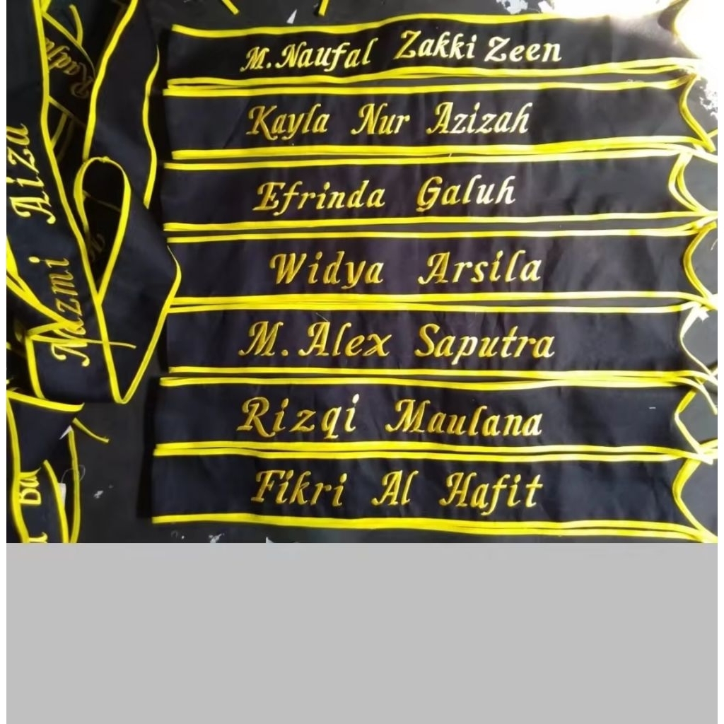 slempang wisuda anak SD/TK/PAUD gratis bordir#slempang anak free bordir