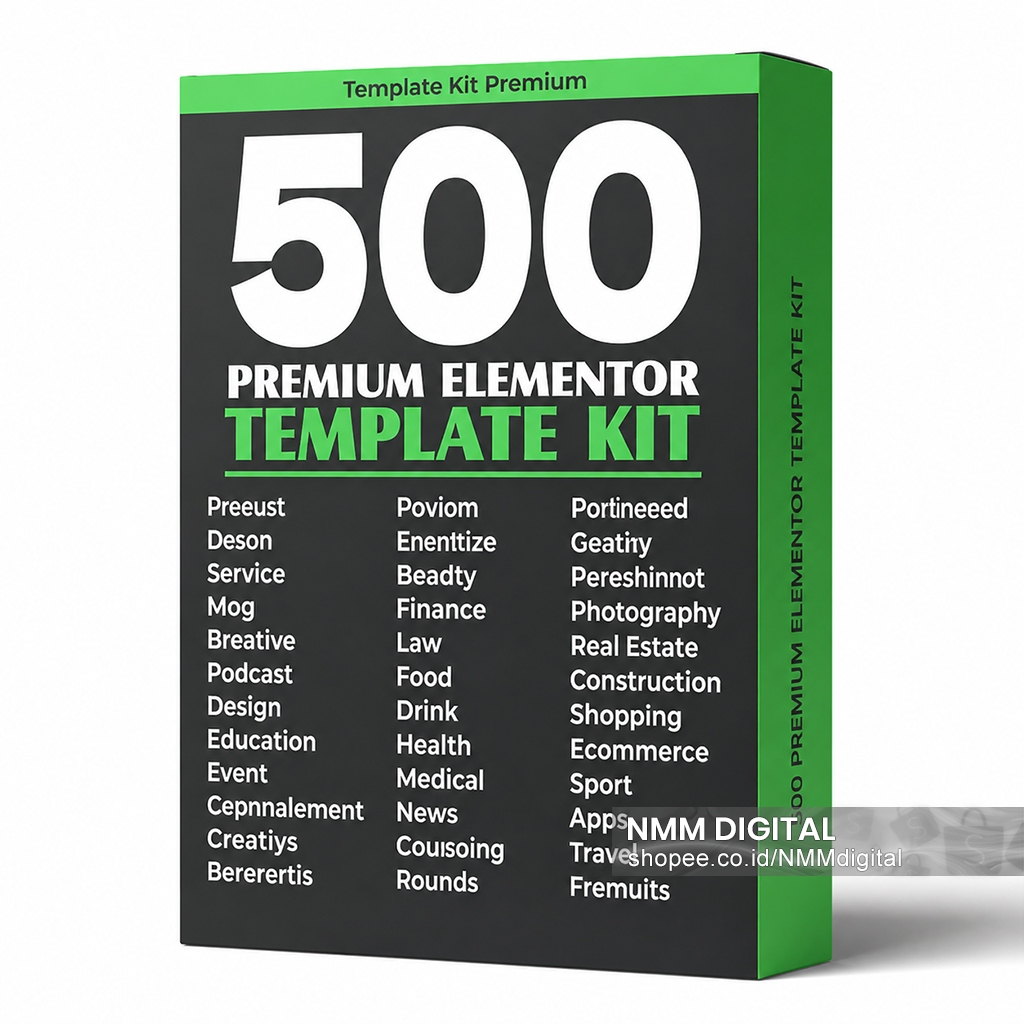500++ TEMPLATE KIT PREMIUM Elementor WordPress Template Kits - WP Template Kit Premium Lifetime