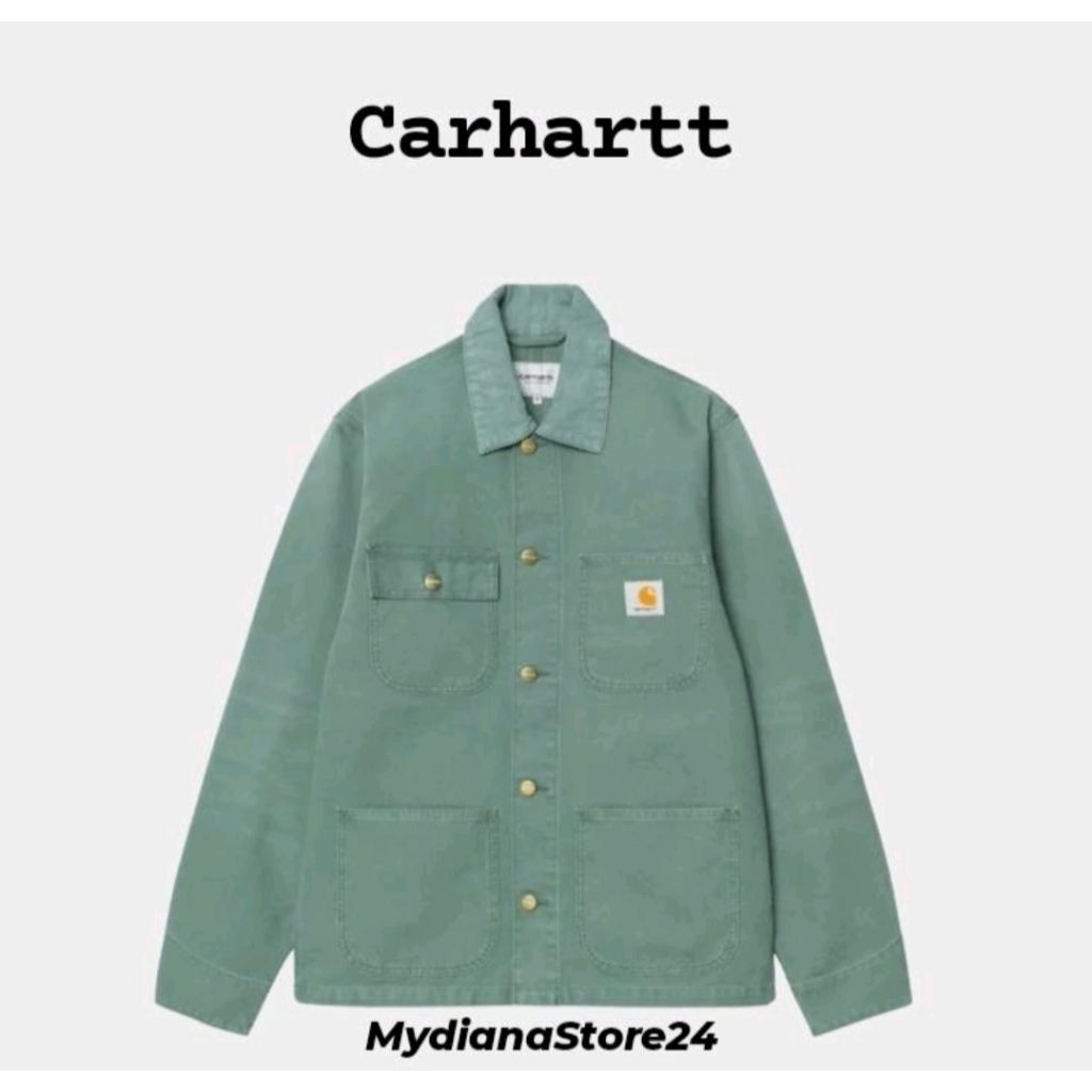 CARHARTT - CARHARTT WIP MICHIGAN COAT - SILVER PINE / SILVER PINE