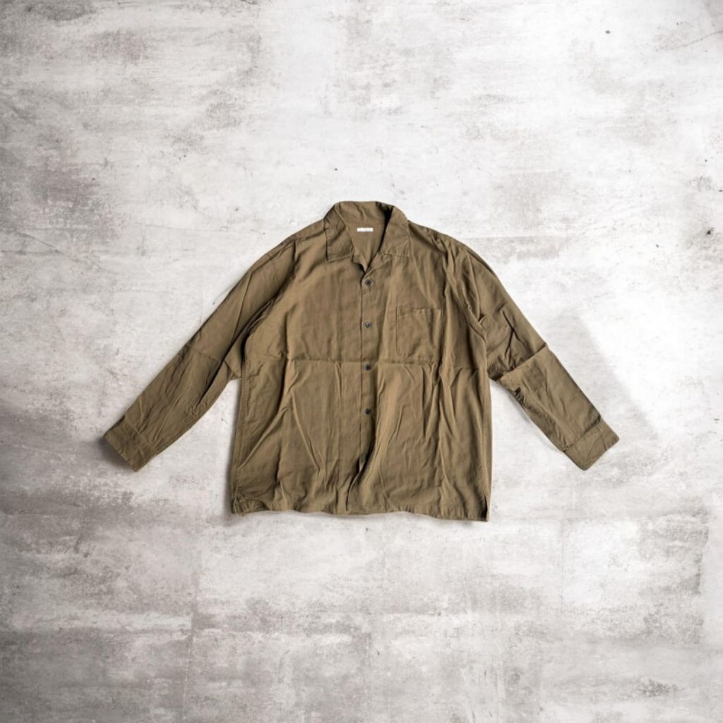 kemeja Gu open collar