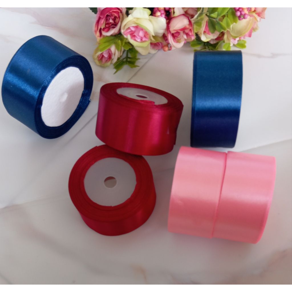 PITA SATIN 4 CM - 1 Roll Pita Satin 1,5 inch - Pita Satin 4 cm