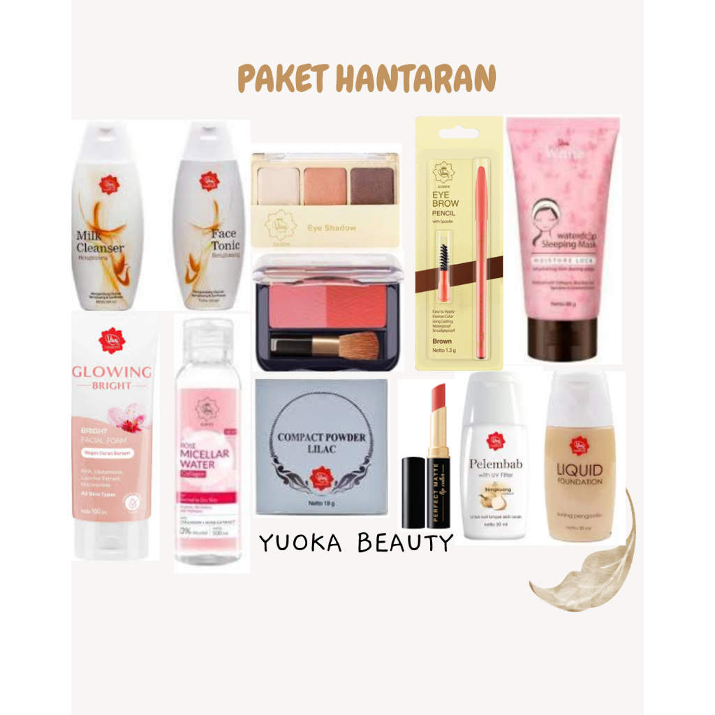 YUOKA - VIVA | Paket Seserahan Make Up Lengkap Hemat | Hampers Makeup | Paket Seserahan Murah | Sese