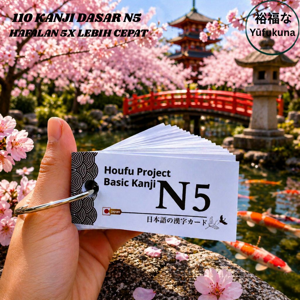 (110 kanji) FLASH CARD BASIC KANJI N5