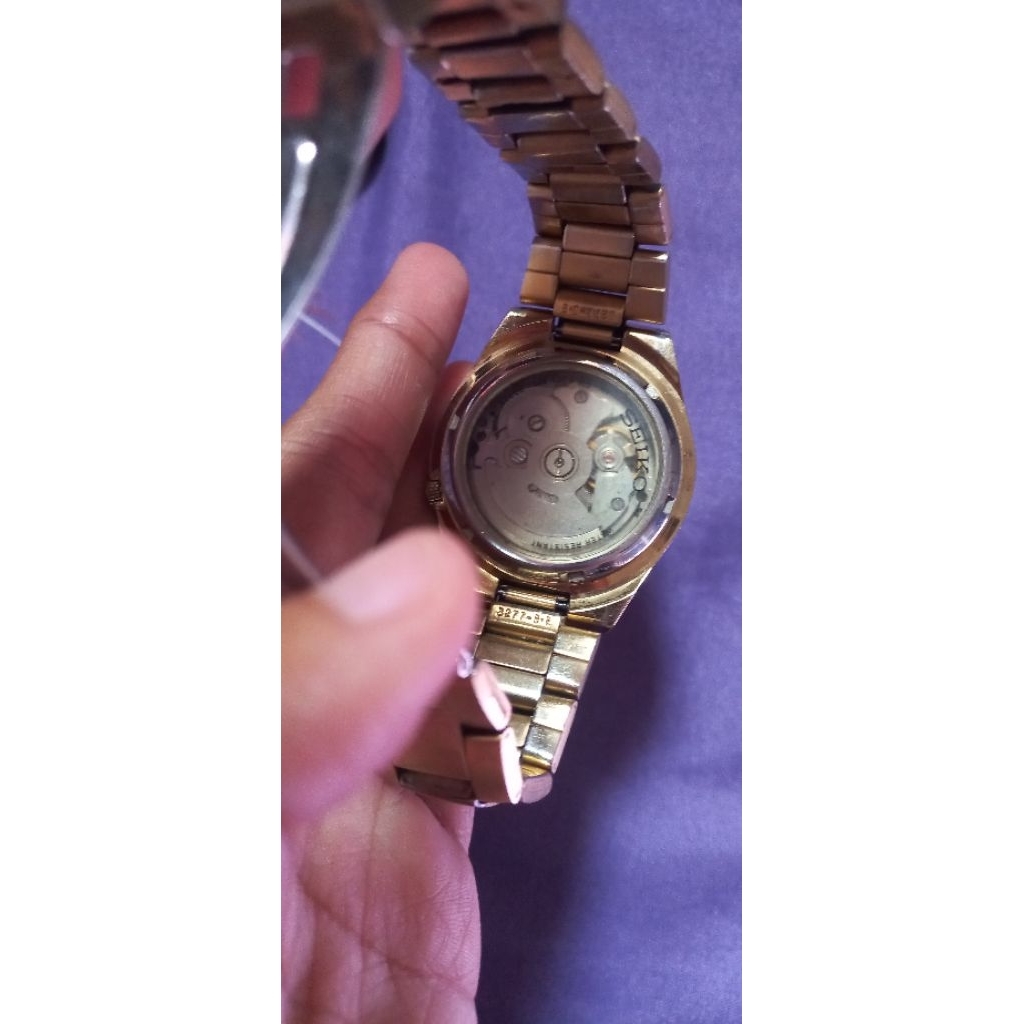 Seiko 5 Automatic 7S26  yellow gold preloved