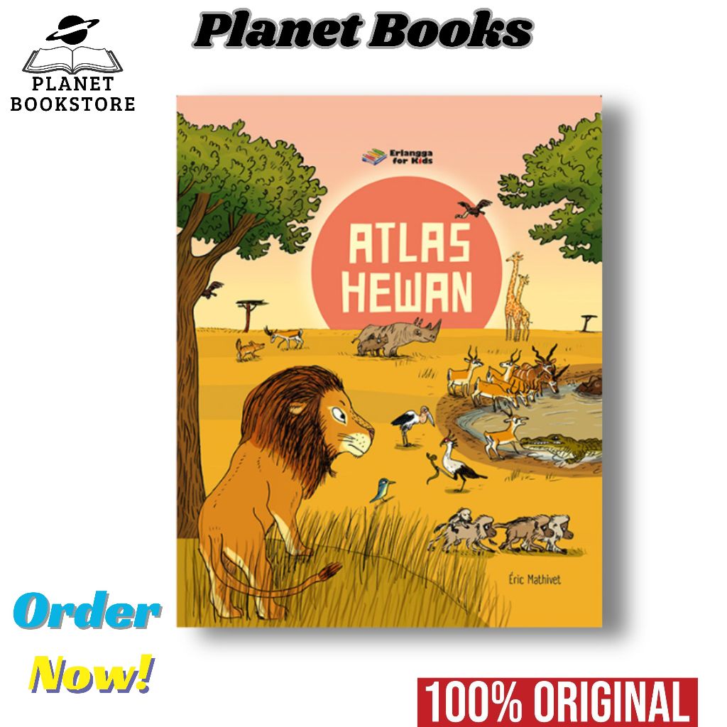 BUKU ATLAS HEWAN – ERLANGGA FOR KIDS