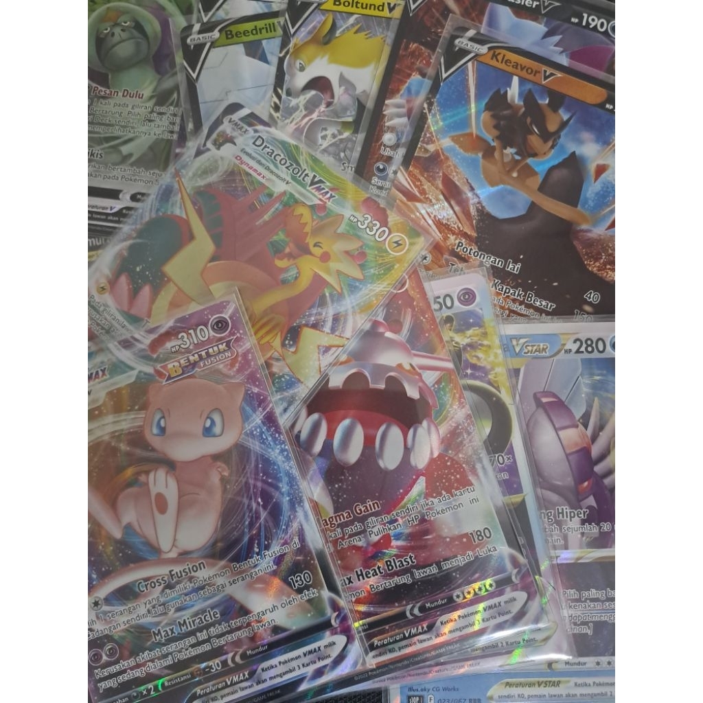 Pokemon Card Indonesia Ori V, VSTAR, VMAX
